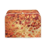 Annejudy Fall Maple Leaves Print 2 Slice Bread Toaster Cover Bakeware Protector. Fixed Price $17.50.