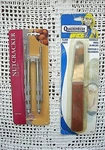 Quackenbush Nutcracker & Clam Knife W/wood Riveted Handle Original Carded Heuck. Fixed Price $8.95.