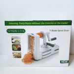 Spiralizer 7-BLADE Slicer Vegetable Low Carb Pasta Maker New Open Box. Fixed Price $9.99.