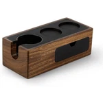 MHW-3BOMBER Espresso Tamping Station 4 Walnut Organizer Box CH6718. Fixed Price $59.50.