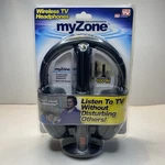 My Zone Telebrands Wireless Tv Headphones - Black 5274 As Seen. Fixed Price $26.00.