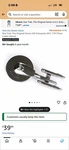 Thinkgeek Star Trek Uss Enterprise NCC-1701 Pizza Cutter Stainless Steel Silver. Fixed Price $29.99.
