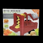Big Boss Slice-a-roo Vegetable Fruit Spiralizer And Peeler Plus 3 Blades Red Nib. Fixed Price $38.60.