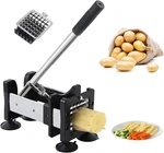 French Fry Cutter Potato Slicer Stainless Steel With 2 Interchangeable. Fixed Price $55.99.