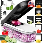 Rebanador De Mandolina Para Cocina Acero Inoxidable, Cortador Verduras .... Fixed Price $49.99.