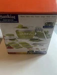Sunkist Salad Spinner With Mandoline Slicer Chopper W/ Bonus Storage Lid. Fixed Price $28.99.