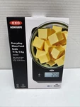 Oxo Good Grips Everyday Glass Food Scale 11LBS/5KG Premium High Quality Durable. Fixed Price $34.99.