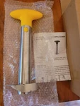 Pineapple Corer Spiral Avon 9 3/4" Stainless Steel Nib Yellow Twist Handle T2. Fixed Price $5.99.