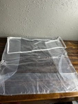 Max Large Clear Zippered Comforter Storage Plastic Bag 23X23X10 144 Pieces. Fixed Price $129.99.