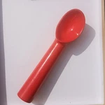 Natural Home 7" Ice Cream Scoop Molded Bamboo Red Dishwasher Safe Earth Friendly. Fixed Price $5.96.