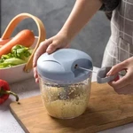Manual Garlic Press Food Chopper Vegetable Cutter Kitchen Masher Tool. Fixed Price $19.99.