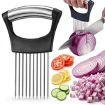 Jayvar Onion Holder For Slicing, Stainless Steel Universal Size, Silver. Fixed Price $23.09.
