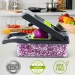 Multifuncional Vegetable Chopper Dice, Slice, Chop, All In One Picaloca 16EN1. Fixed Price $17.67.