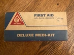 Vintage Advertisement /display Acme Deluxe Medi-kit First Aid Usa W/original Box. Fixed Price $7.00.