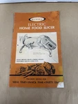 Vintage Rival Electric Home Food Slicer Manual Model 1101E MH8E Instruction. Fixed Price $18.00.