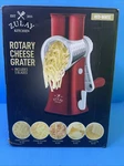 Zulay Rotary Cheese Grater 5 Blade Shredder Manual Hand Crank. Fixed Price $27.99.