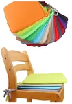 Indoor Outdoor 15.6" Square Dining Patio Soft Chair Seat Pads Cushions With Ties. Fixed Price $8.99.