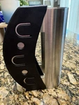 Checkered Chef Mezzaluna Salad Chopper - Stainless Steel Rocker Knife Versatile. Fixed Price $5.00.