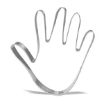 Keewah 4.8 Inch Hand Cookie Cutter - Stainless Steel. Fixed Price $13.23.
