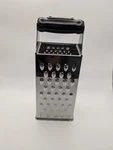 Suzie Q Stainless Steel Box Cheese Grater Zester Wood Handle, Retro Tools. Fixed Price $9.99.