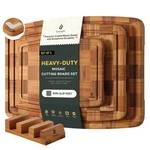 3 Pack Bamboo Cutting Board Set Non Toxic Wooden For Kitchen No.... Fixed Price $79.50.