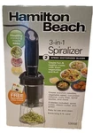 Hamilton Beach Spiralizer 3-IN-1 New. Fixed Price $39.99.