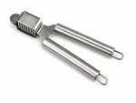 Stainless Steel Garlic Press Heavy Duty Kitchen Mincer Crusher Ergonomic Handle. Fixed Price $12.99.