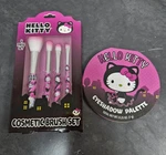New Hello Kitty Cosmetic 4 Piece Brush Set And Eyeshadow Palette. Fixed Price $9.99.