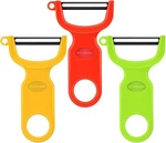 Original Vegetable Fruit Peeler Carbon Steel Blade 3 Pack Red/green/yellow. Fixed Price $18.29.