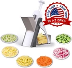 Cortador De Mandolina Acero Inoxidable 5 En 1 Para Cocina Verduras.. Fixed Price $99.99.