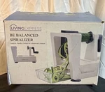 Livingexpress Be Balanced Spiralizer Veggie Noodle Maker - New Box. Fixed Price $18.99.