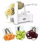 Kinzi SPIRAL-07 Spiralizer Tri-blade Vegetable And Fruit Slicer Chopper. Fixed Price $35.00.