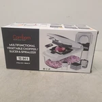 Cambom B860-F 12 In Chopper Plus Vegetable W/ Spiralizer Slicer Blade. Fixed Price $29.00.