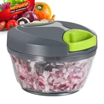 Ourokhome Manual Food Processor Vegetable Chopper, Portable Hand 500 Ml, Gray. Fixed Price $15.16.