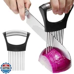 Jayvar Onion Holder For Slicing, Cutter Vegetable Chopper, Stainless. Fixed Price $20.00.