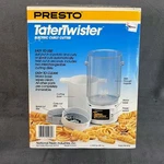 Presto Tater Twister 02930 Electric Curly Fries Fry Maker Spiral Cutter Open Box. Fixed Price $34.99.