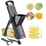 Safe Mandoline Food Slicer For Kitchen, Adjustable Vegetable Chopper Sli.... Fixed Price $71.43.