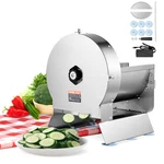Vevor Electric Vegetable Slicer 0-0.5IN Thickness Adjustable Manual Food Cutter. Fixed Price $145.99.