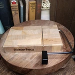 Vtg Hickory Farms Ohio Prodyne Enterprises Cheese Slicer Board Butcher Block. Fixed Price $48.00.