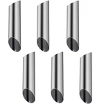 Whtchsu Cannoli Tubes, 5 Inch Large Stainless 6 Count (pack Of 1), Silver. Fixed Price $11.62.
