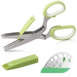 Herb Scissors Stripper Set, Luxiv Stainless Steel Cutter Tools 5-BL.... Fixed Price $21.07.