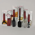 Kitchenaid Can Opener Y-peeler Cookie Lifter Whisk Spatula Ice Cream Hera Red. Fixed Price $87.34.