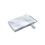 Fox Run Marble Cheese Slicer With 2 Wires, White, 5"X8", Kitchen Cutting Board. Fixed Price $28.65.