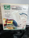 Vtg Presto Professional Salad Shooter Model 02974 Electric Slicer Shredder Nib. Fixed Price $42.00.