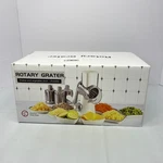 New Rotary Grater Cheese Slicer Shredder Vegetable Cutter 3 Blades Kitchen Tool. Fixed Price $27.07.