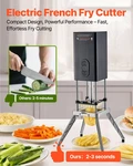 Vevor Commercial French Fry Cutter, Stainless Steel Vegetable Fruit Chopper With. Fixed Price $126.95.