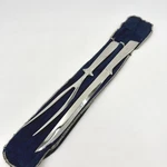 Patrician Japan Stainless Steel Mid Century Modern Carving Knife And Fork Set. Fixed Price $29.95.