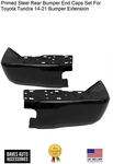 Rear Step Bumper Face Bar End Caps Cover Extension Fits 2014-2021 Toyota Tundra. Fixed Price $126.00.
