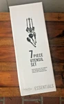 Martha Stewart Essentials 7 Piece Kitchen Cooking Utensil Set Stand New Box. Fixed Price $22.50.