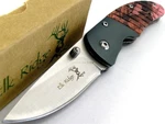 Elk Ridge Pocket Folder Linerlock Pink Mossy Camo Handle 6.5/3.75/2.75" Knife. Fixed Price $12.95.